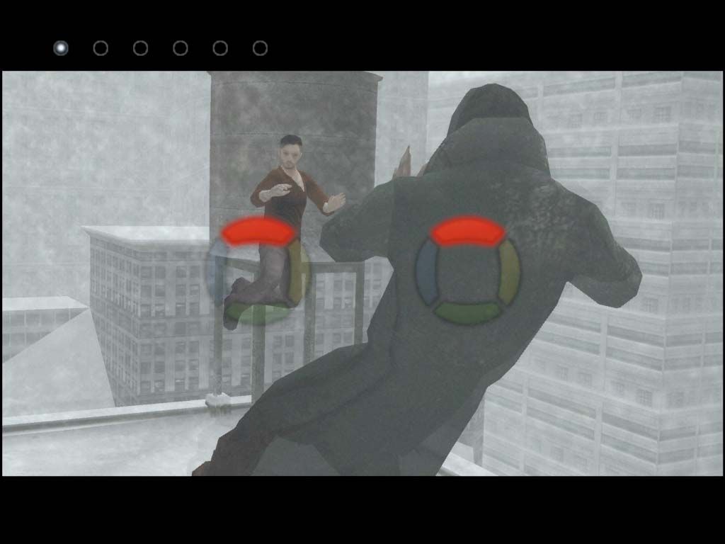 Indigo Prophecy (Windows) screenshot: This does look suspiciously like The Matrix