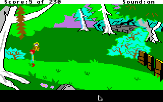 The Black Cauldron (Apple IIgs) screenshot: Gurgi.