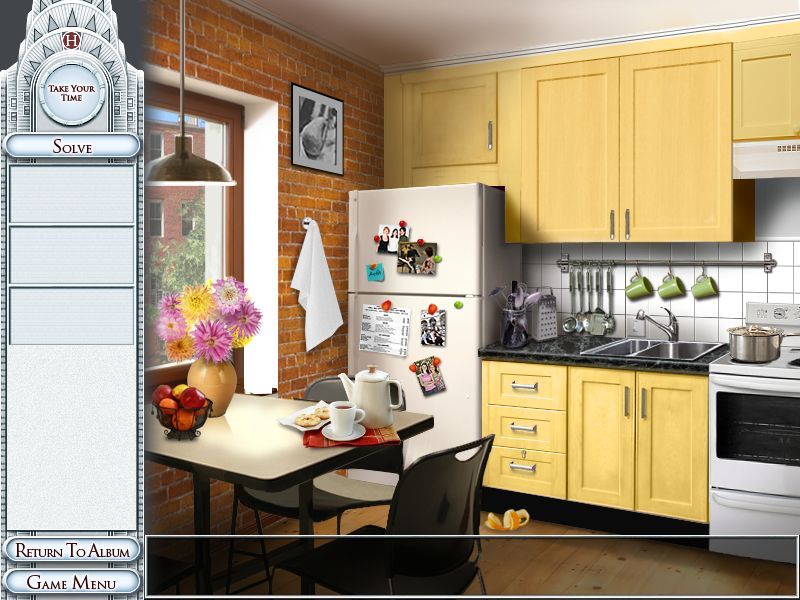 Dream Day Wedding: Married in Manhattan (Macintosh) screenshot: Emily's Kitchen - object sequence