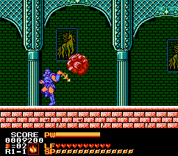 Astyanax (NES) screenshot: Boss as ball