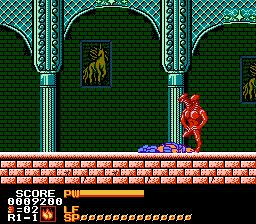 Astyanax (NES) screenshot: Defeated.
