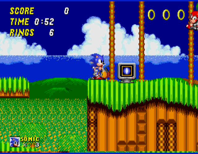 Sonic the Hedgehog 2 (Wii) screenshot: The Shield monitor