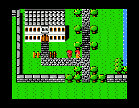 Final Fantasy (MSX) screenshot: Your home town