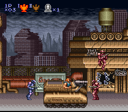 Screenshot of Contra III: The Alien Wars (SNES, 1992) - MobyGames