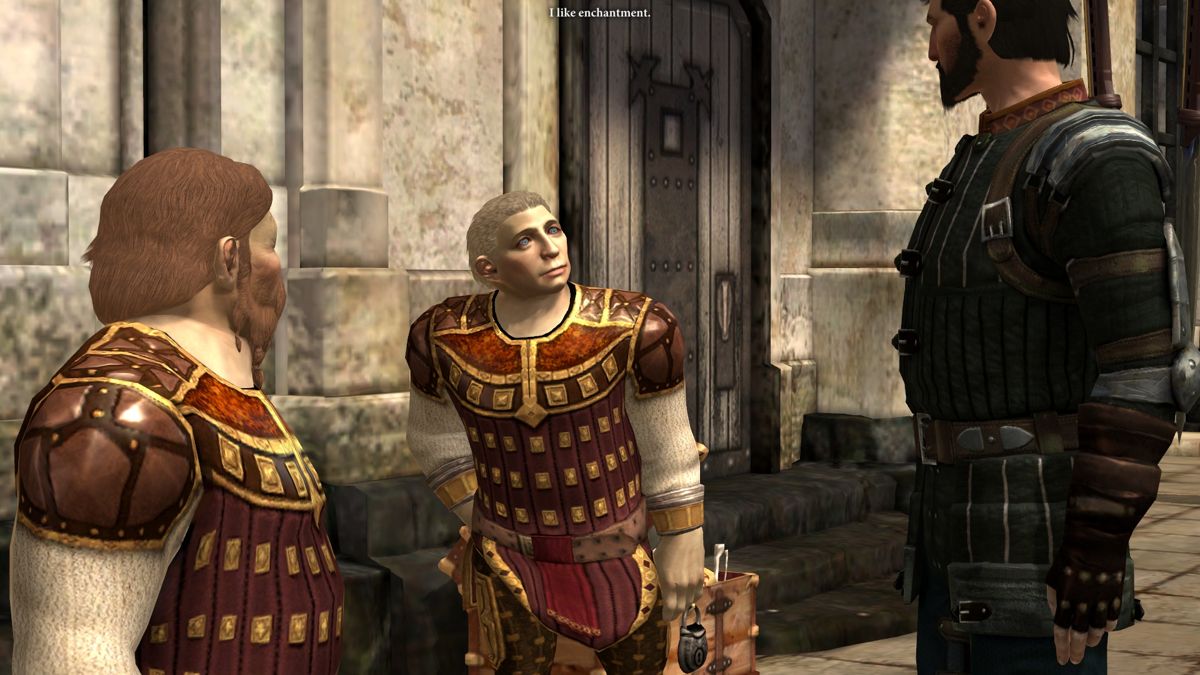 Dragon Age II (Windows) screenshot: Old friends, it's always nice to meet them!..