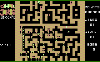 Small Jones (Commodore 16, Plus/4) screenshot: A door, need a key