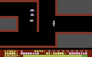 Enigma (Commodore 16, Plus/4) screenshot: Blast the aliens