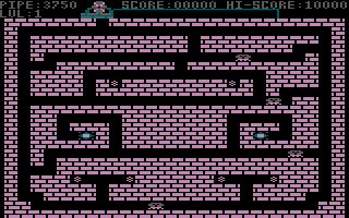 Diamond Mine (Commodore 16, Plus/4) screenshot: Lets get diamonds
