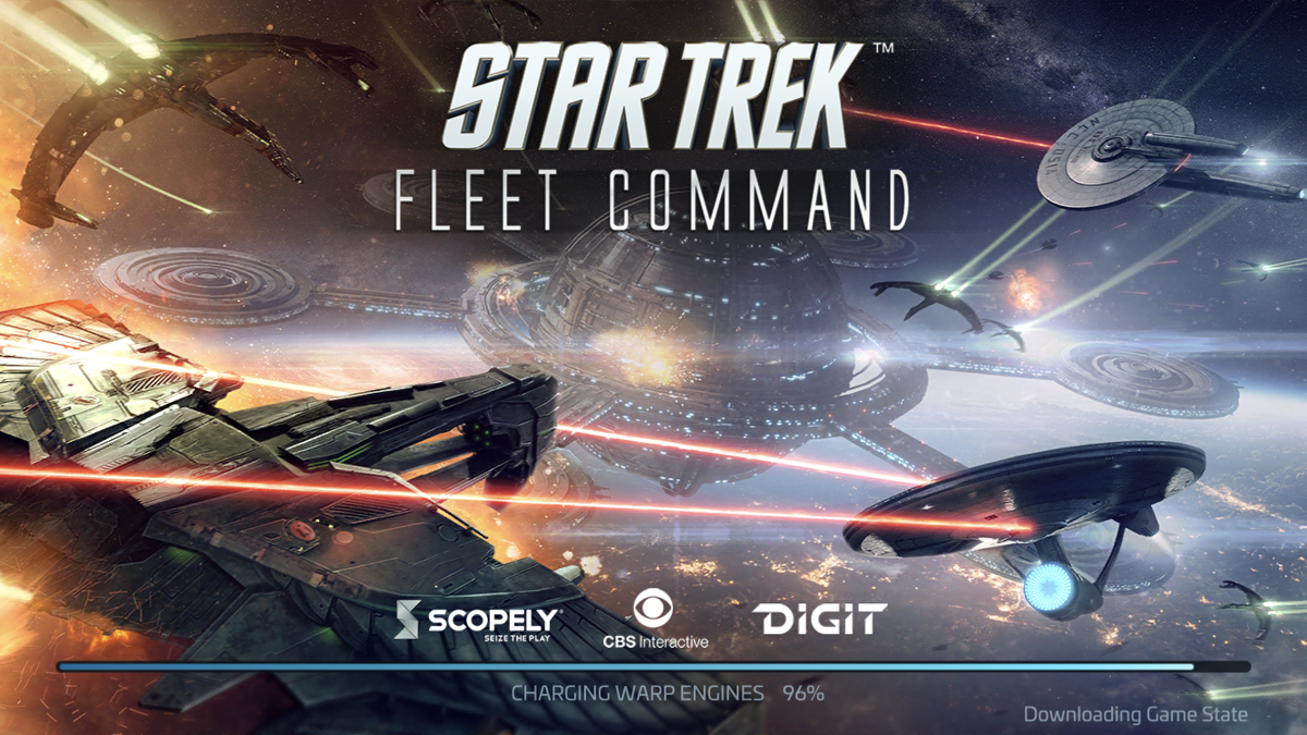 Star Trek: Fleet Command (iPhone) screenshot: Title screen