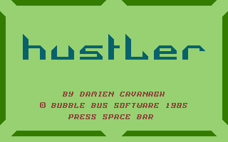 Minnesota Fats' Pool Challenge (Commodore 16, Plus/4) screenshot: Title Screen