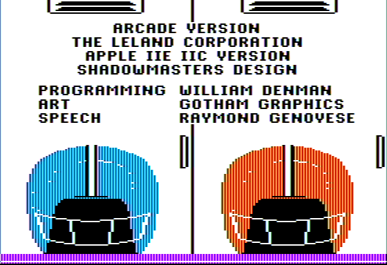 Quarterback (Apple II) screenshot: Introduction