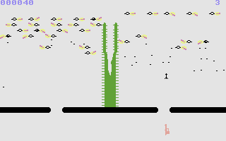 Kaktus (Commodore 16, Plus/4) screenshot: Blast them all