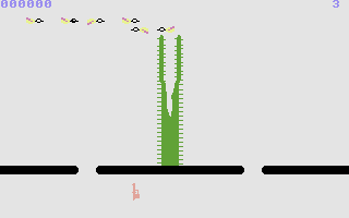 Kaktus (Commodore 16, Plus/4) screenshot: Here they come