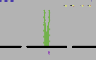 Kaktus (Commodore 64) screenshot: Here they come