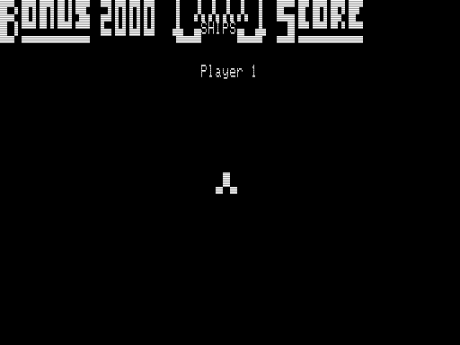 Fury (TRS-80) screenshot: Starting the Game