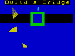 Fun School 2: For the Over-8s (ZX Spectrum) screenshot: Build a Bridge