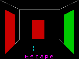 Fun School 2: For the Over-8s (ZX Spectrum) screenshot: Escape, which looks similiar to Logic Doors
