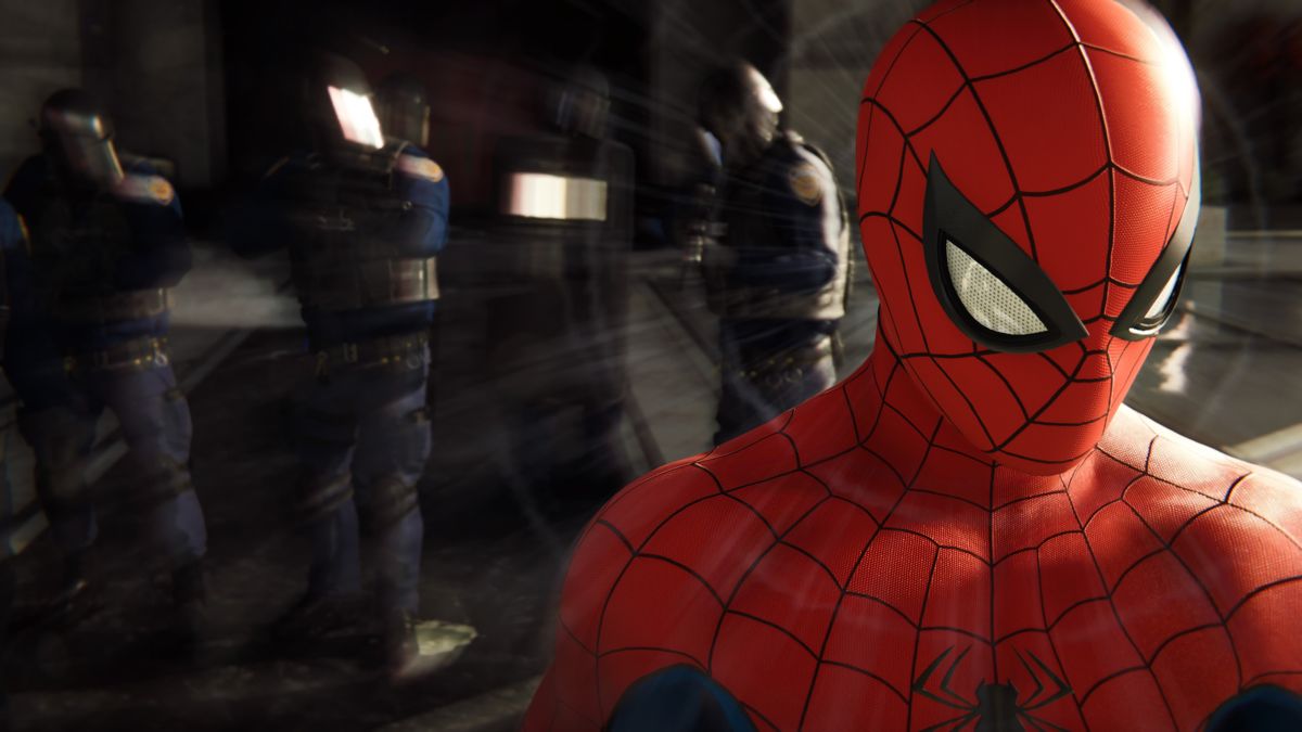 Marvel Spider-Man (PlayStation 4) screenshot: The spidey-sense kicks in when in imminent danger
