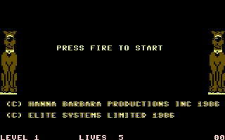 Scooby-Doo (Commodore 16, Plus/4) screenshot: Title Screen