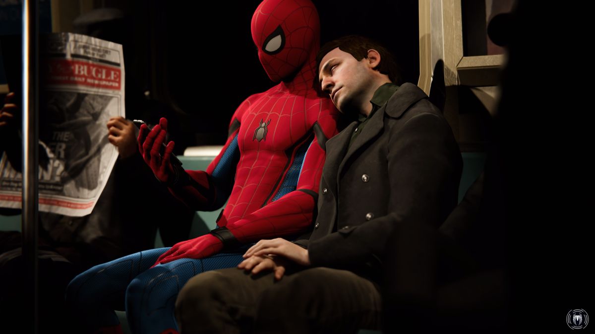 Marvel Spider-Man (PlayStation 4) screenshot: The only time Spider-Man uses subway is during fast traveling