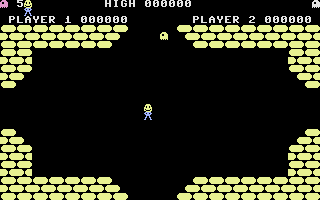 Tower of Evil (Commodore 16, Plus/4) screenshot: Lets rescue the Princess
