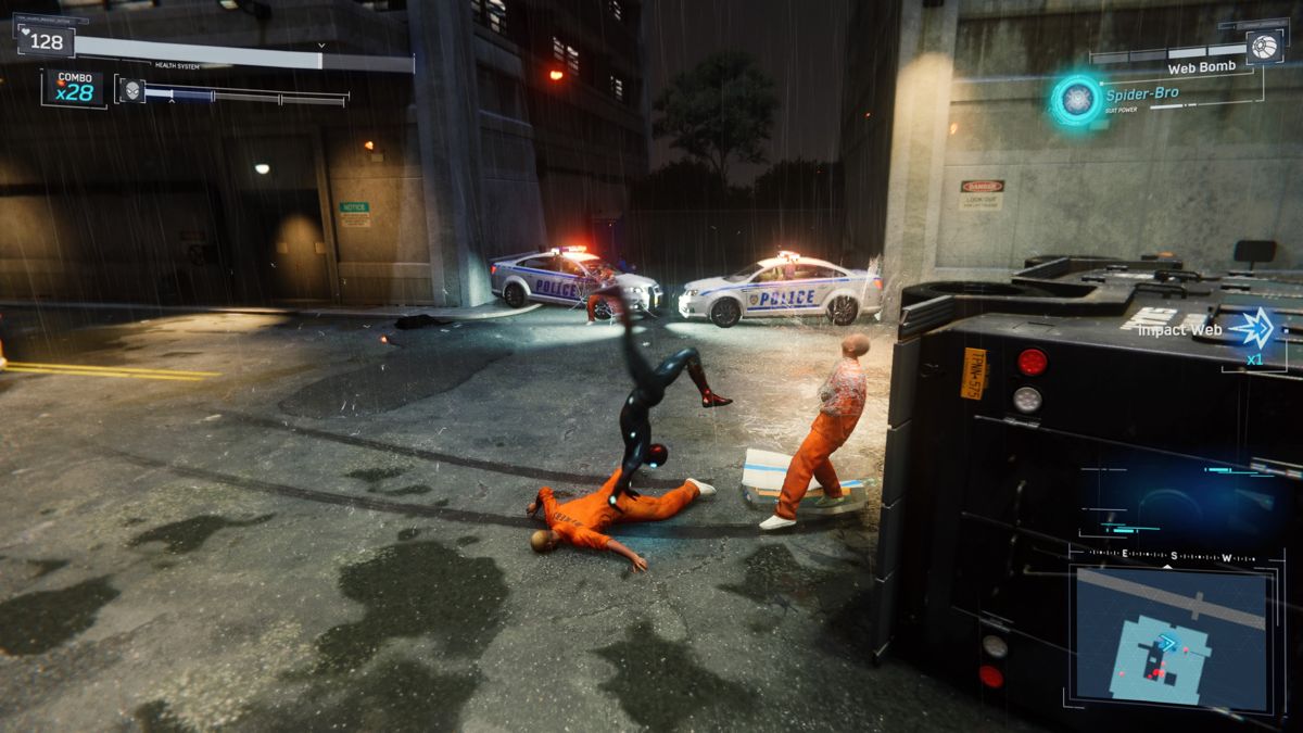 Marvel Spider-Man (PlayStation 4) screenshot: Prison break