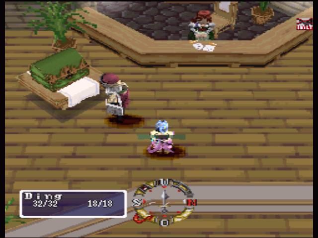Blaze & Blade: Eternal Quest (Windows) screenshot: In the inn