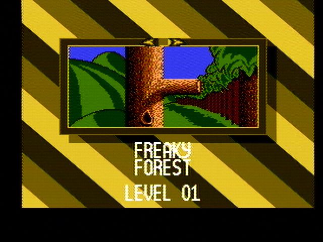 Big Nose Freaks Out (NES) screenshot: Entering the freaky forest