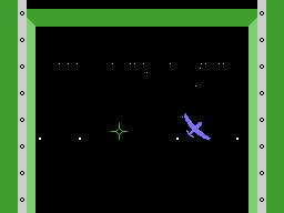 The Dam Busters (Coleco Adam) screenshot: Shooting at an enemy fighter