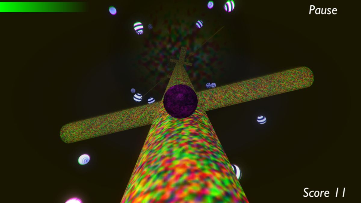 Hyper color ball (Windows) screenshot: Colors and movements are sometimes LSD-related