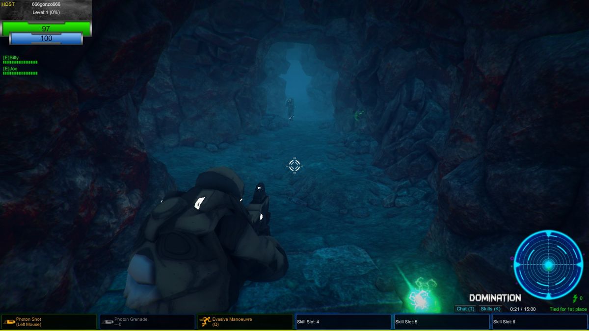 Clash (Windows) screenshot: Fight in cave