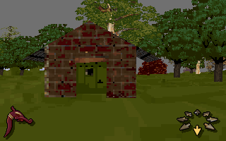 Ring Cycle (DOS) screenshot: A house!