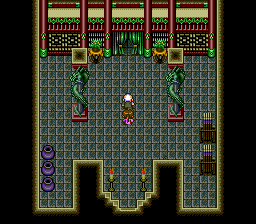 Live a Live (SNES) screenshot: As the great kung-fu master Roshi, you've finally found your way to the enemy's castle...
