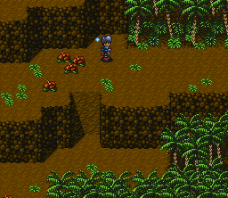 Granhistoria: Genshi Sekaiki (SNES) screenshot: In a forest