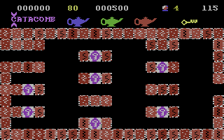 Cuthbert Enters the Tombs Of Doom (Commodore 16, Plus/4) screenshot: Start Screen