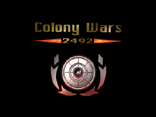 Colony Wars 2492 (DOS) screenshot: Title screen