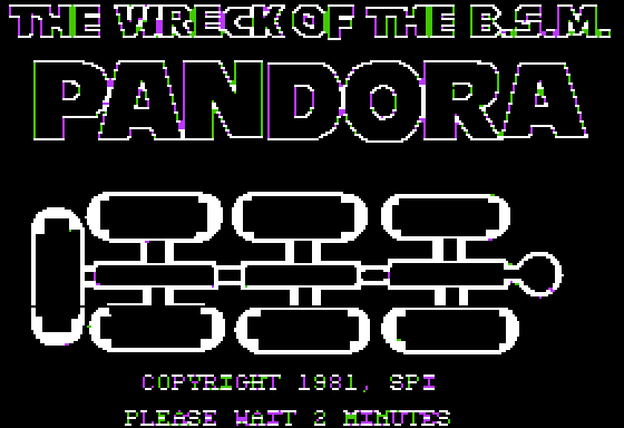The Wreck of the B.S.M. Pandora (1981) - MobyGames