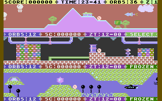 Timeslip (Commodore 16, Plus/4) screenshot: Let's stop the Timeslip