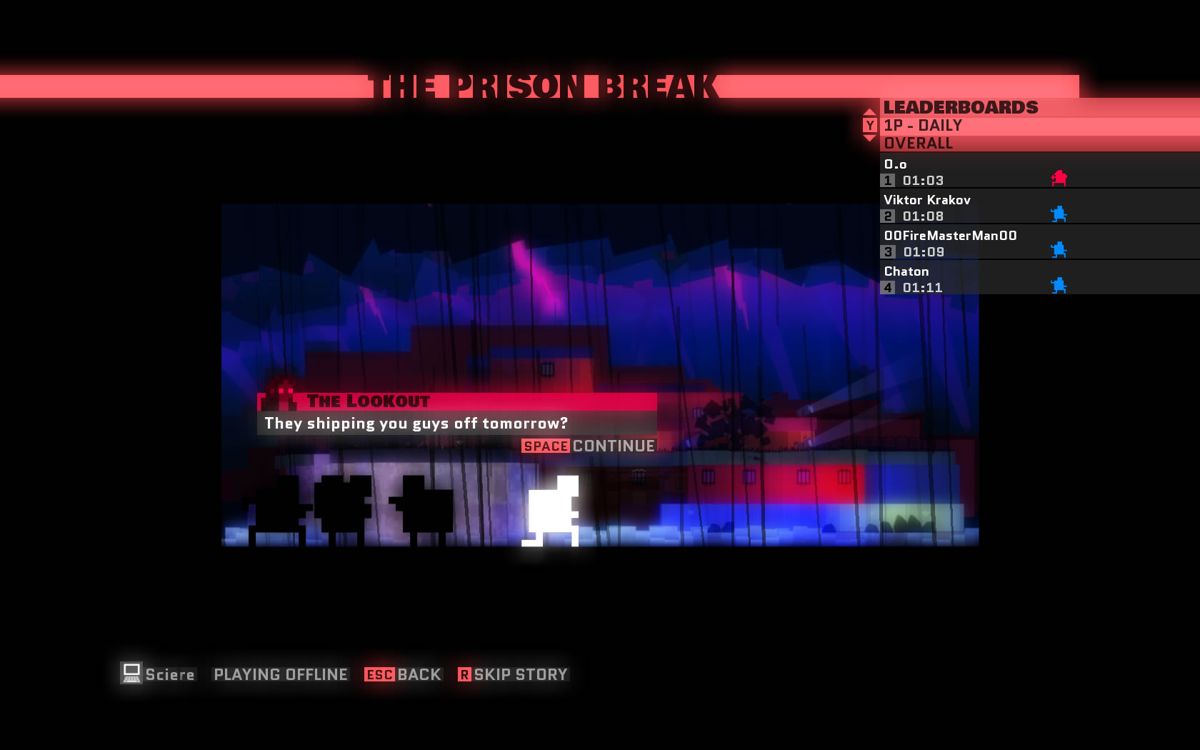 Monaco: What's Yours is Mine (Windows) screenshot: Introduction sequence to a mission