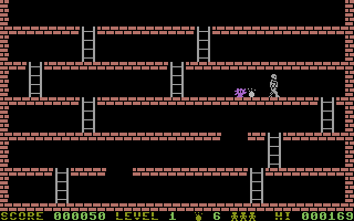 Fury (Commodore 16, Plus/4) screenshot: Placed some dynamite