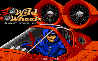 Wild Wheels (DOS) screenshot: Title Screen (VGA).