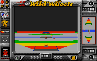 Wild Wheels (DOS) screenshot: General View (VGA).