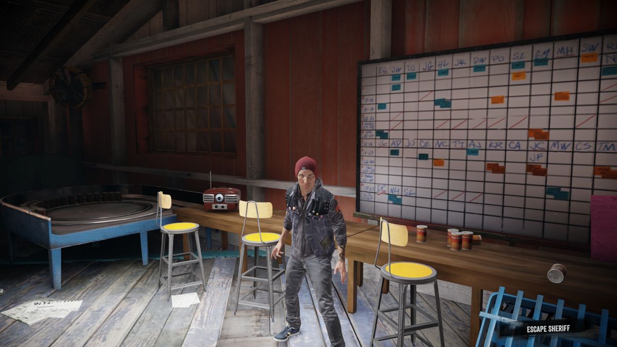 inFAMOUS: Second Son (PlayStation 4) screenshot: Controlling the main character.