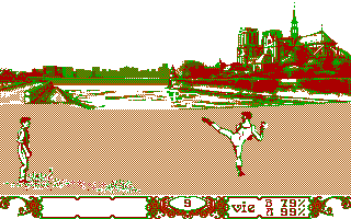 Bob Winner (DOS) screenshot: Gameplay with the standard alternative palette (CGA)