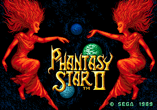Phantasy Star II (Genesis) screenshot: Title