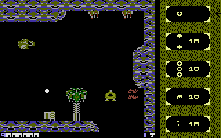 Taskforce (Commodore 16, Plus/4) screenshot: Enemy to blast