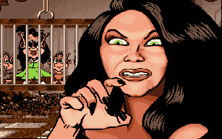 Hugo (DOS) screenshot: The Evil Witch
