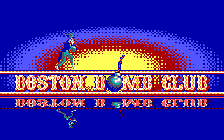 Boston Bomb Club (DOS) screenshot: Introduction (EGA)
