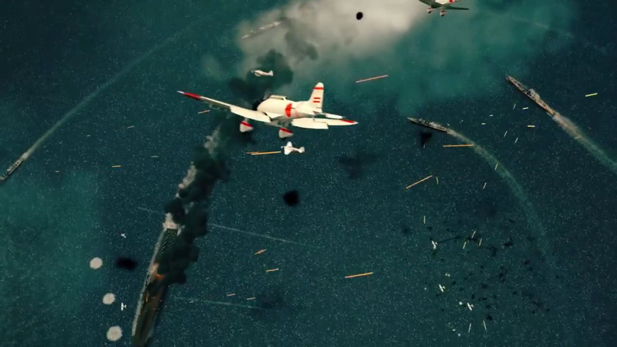 Order of Battle: World War II (Windows) screenshot: Intro video, Pacific theater