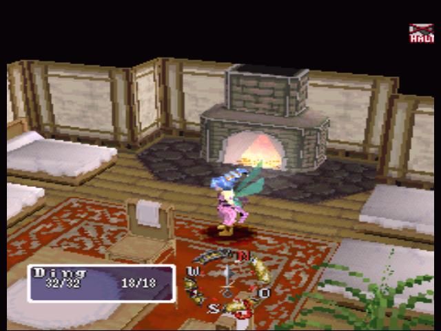 Blaze & Blade: Eternal Quest (Windows) screenshot: Nice fire